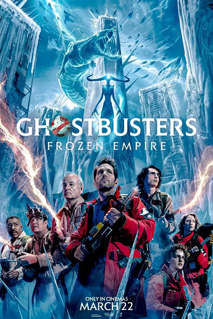 دانلود فیلم شکارچیان روح امپراتوری یخ زده Ghostbusters Frozen Empire